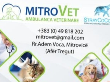 Kompani dhe Prodhusë: Ambulanca VETERINARE "Mitro Vet" Mitrovicë